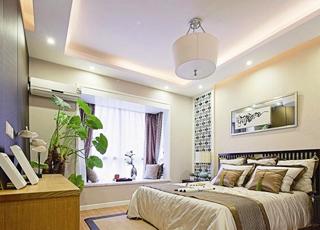 昆明绿地云都会121平装修案例    清新雅致的现代中式风格